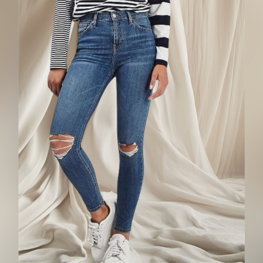 Topshop Moto Jamie Ripped jeans